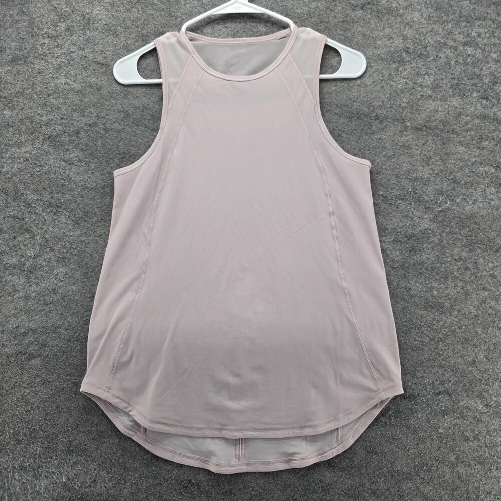 Lululemon Tank Womens 6 Pink High Neck Moisture Wicking Breathable Stretch